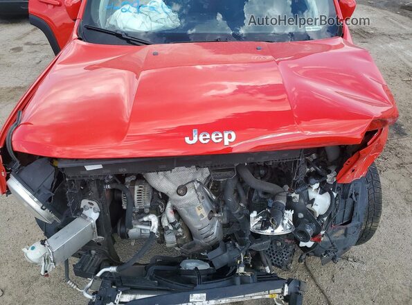 ZACNJBBB2LPK94820 2020 JEEP RENEGADE Red Widok wnętrza z tyłu