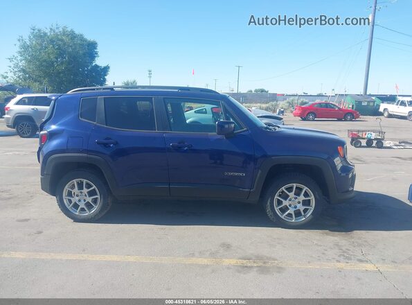 ZACNJBBB5KPK08074 2019 JEEP RENEGADE Blue უკანა სალონის ხედი