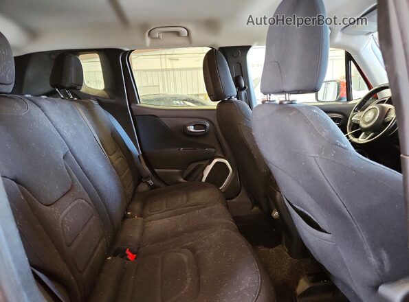 ZACNJBBB6KPJ84089 2019 JEEP RENEGADE Orange Rear seats view