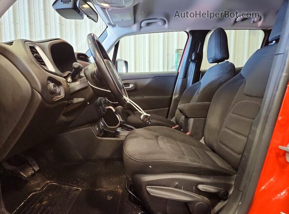ZACNJBBB6KPJ84089 2019 JEEP RENEGADE Orange Front interior view