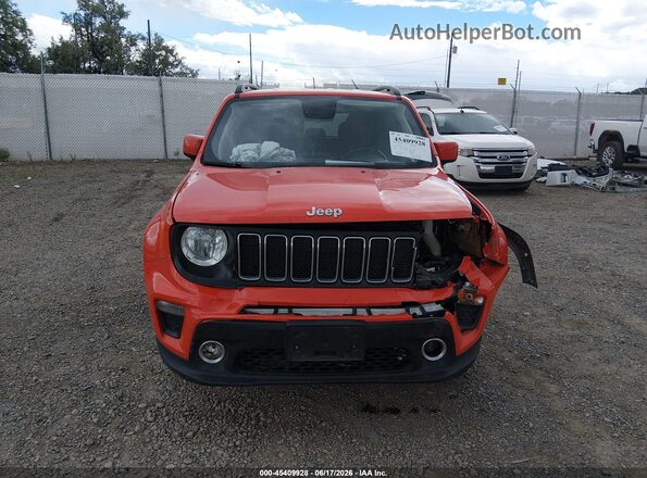 ZACNJBBB6LPL74962 2020 JEEP RENEGADE Orange Widok zestawu wskaźników