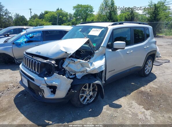 ZACNJBBB6LPM00444 2020 JEEP RENEGADE Silver Առջևի ձախ երեք քառորդ տեսարան