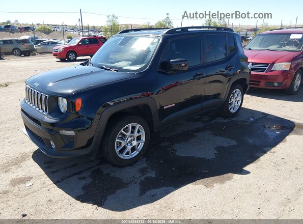 ZACNJBBB7KPK03751 2019 JEEP RENEGADE Black Առջևի ձախ երեք քառորդ տեսարան