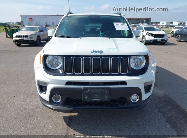 ZACNJBBB7LPL46202 2020 JEEP RENEGADE White Widok zestawu wskaźników