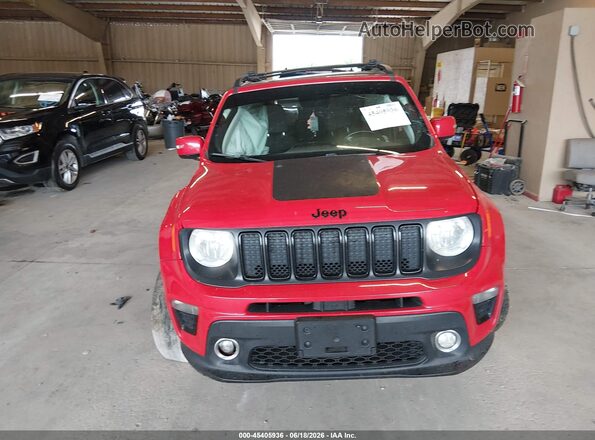 ZACNJBBB8KPJ79671 2019 JEEP RENEGADE Red Dashboard view