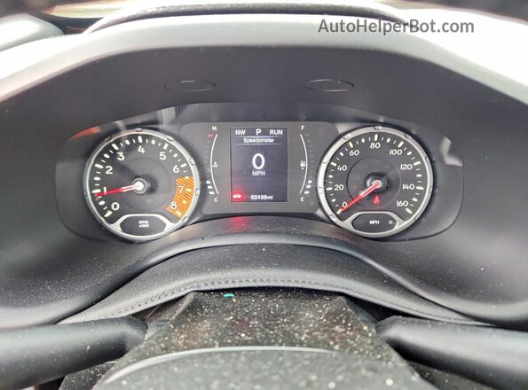ZACNJBBBXLPL29801 2020 JEEP RENEGADE Orange ხელსაწყოთა პანელის ხედი