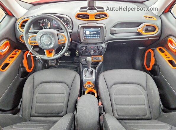 ZACNJBBBXLPL29801 2020 JEEP RENEGADE Orange წინა პანელის ხედი