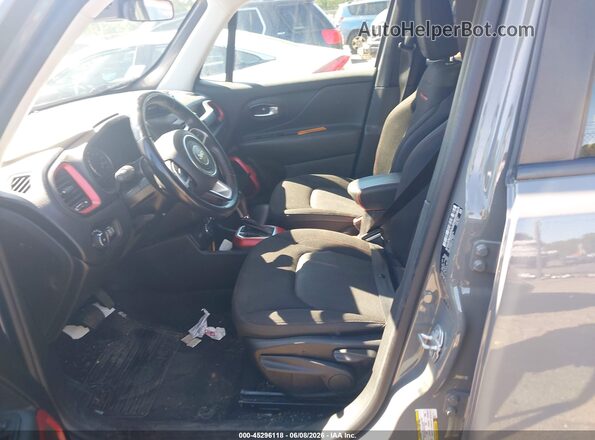 ZACNJBC10KPK69774 2019 JEEP RENEGADE Gray Вид салону спереду