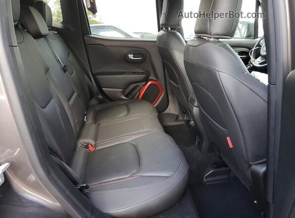 ZACNJBC11KPK03413 2019 JEEP RENEGADE Gray უკანა სალონის ხედი