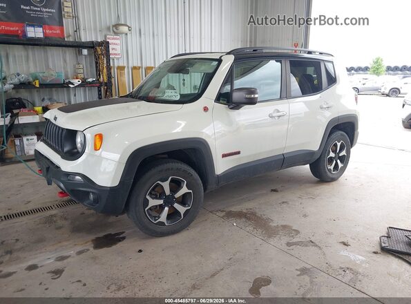 ZACNJBC14KPK64139 2019 JEEP RENEGADE White Vista tres cuartos delantera izquierda