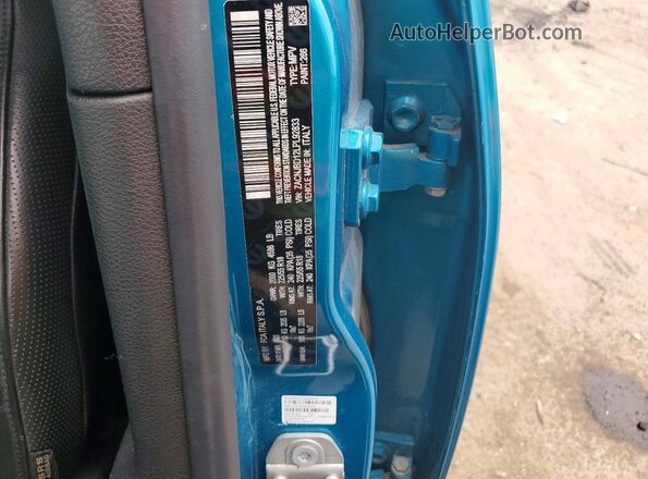 ZACNJBD12LPL92833 2020 JEEP RENEGADE Teal 