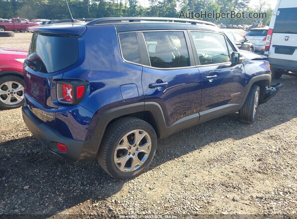 ZACNJBD18LPL95252 2020 JEEP RENEGADE Blue Задня права чверть