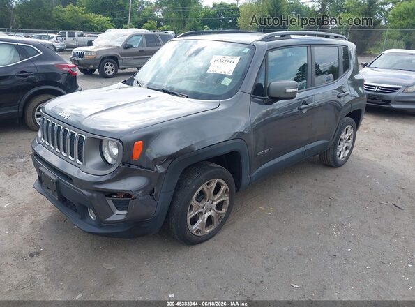 ZACNJBD18LPM06539 2020 JEEP RENEGADE Gray Vista tres cuartos delantera izquierda