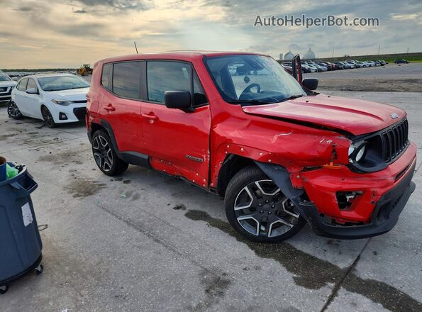 ZACNJCAB1MPM52363 2021 JEEP RENEGADE Red Przód prawy