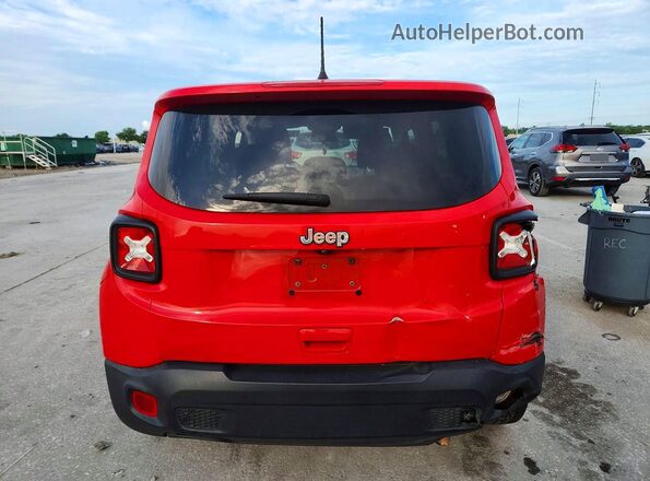 ZACNJCAB1MPM52363 2021 JEEP RENEGADE Red Widok z tyłu