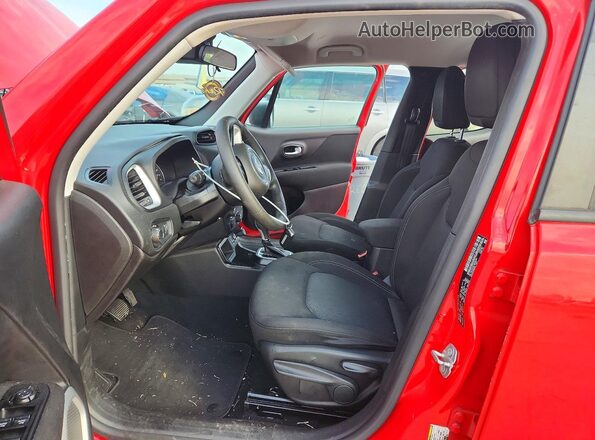 ZACNJCAB1MPM52363 2021 JEEP RENEGADE Red Widok wnętrza z przodu