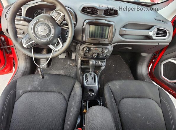 ZACNJCAB1MPM52363 2021 JEEP RENEGADE Red Widok deski rozdzielczej