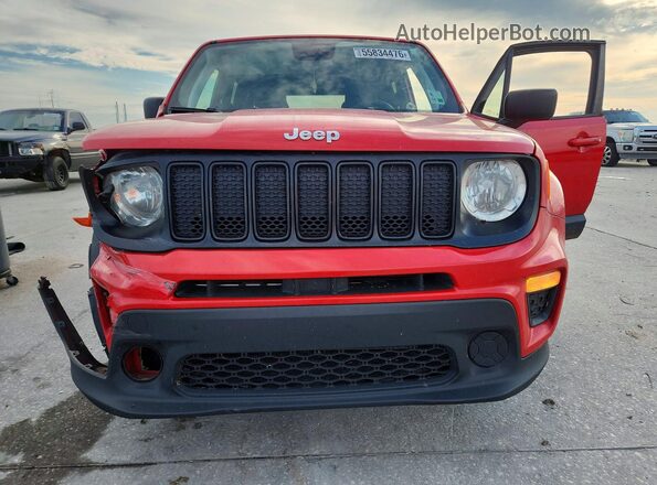 ZACNJCAB1MPM52363 2021 JEEP RENEGADE Red Widok z przodu