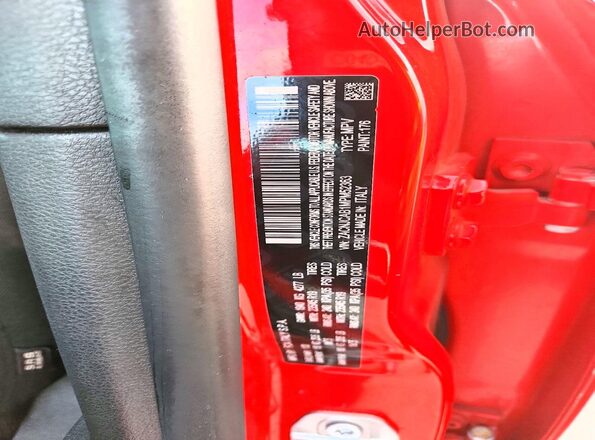 ZACNJCAB1MPM52363 2021 JEEP RENEGADE Red Widok komory silnika