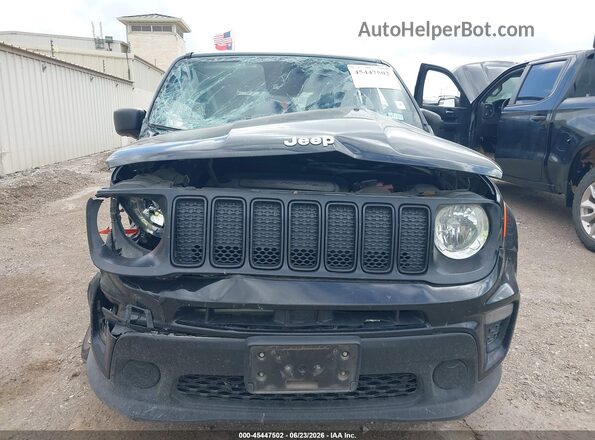 ZACNJCAB3MPM38402 2021 JEEP RENEGADE Black წინა პანელის ხედი