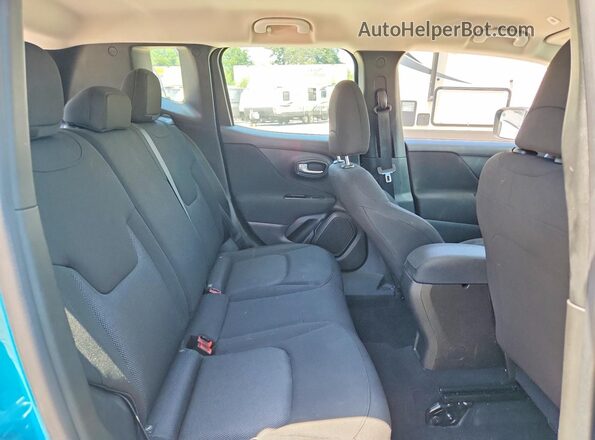 ZACNJCAB5MPM19334 2021 JEEP RENEGADE Бирюзовый Вид задних сидений