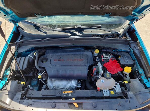 ZACNJCAB5MPM19334 2021 JEEP RENEGADE Бирюзовый Вид задней части салона
