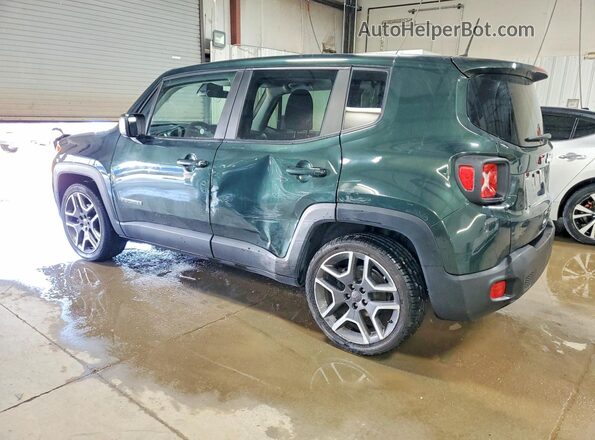 ZACNJCAB7MPM29847 2021 JEEP RENEGADE Зеленый Задняя левая четверть