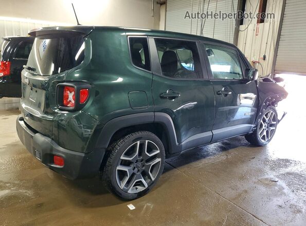 ZACNJCAB7MPM29847 2021 JEEP RENEGADE Зеленый Задняя правая четверть