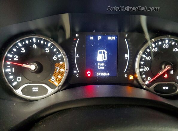 ZACNJCAB7MPM29847 2021 JEEP RENEGADE Зеленый Вид щитка приборов