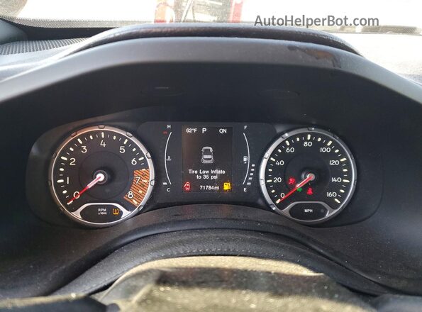 ZACNJCAB7MPM33168 2021 JEEP RENEGADE Black Vista del cuadro de instrumentos
