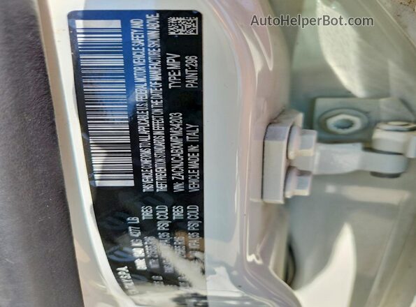 ZACNJCABXMPM34203 2021 JEEP RENEGADE White 