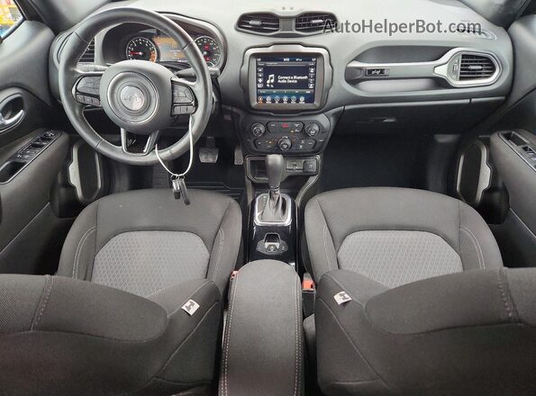 ZACNJCBB0MPM52269 2021 JEEP RENEGADE Black Dashboard view
