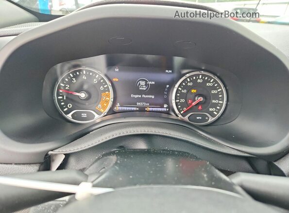 ZACNJCBB0MPM52269 2021 JEEP RENEGADE Black Instrument cluster view