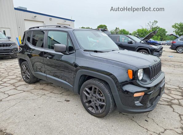 ZACNJCBB0MPM52269 2021 JEEP RENEGADE Black Front right