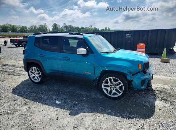 ZACNJCBB2MPM79697 2021 JEEP RENEGADE Turquoise Առջևի աջ