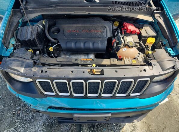 ZACNJCBB2MPM79697 2021 JEEP RENEGADE Turquoise Շարժիչի բաժամունքի տեսք