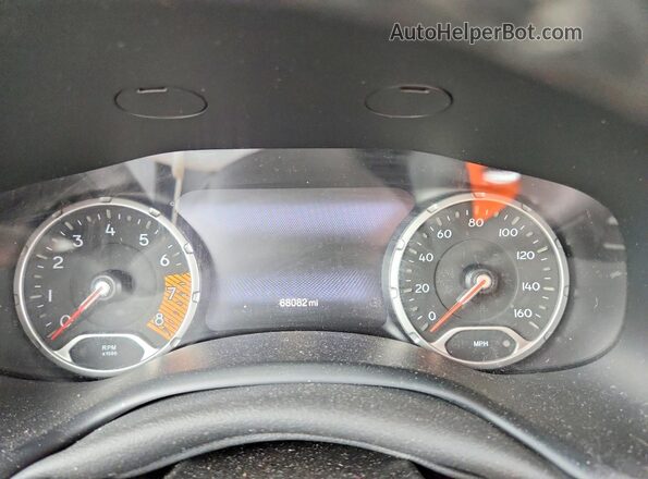 ZACNJCBB7MPN16422 2021 JEEP RENEGADE Black Instrument cluster view