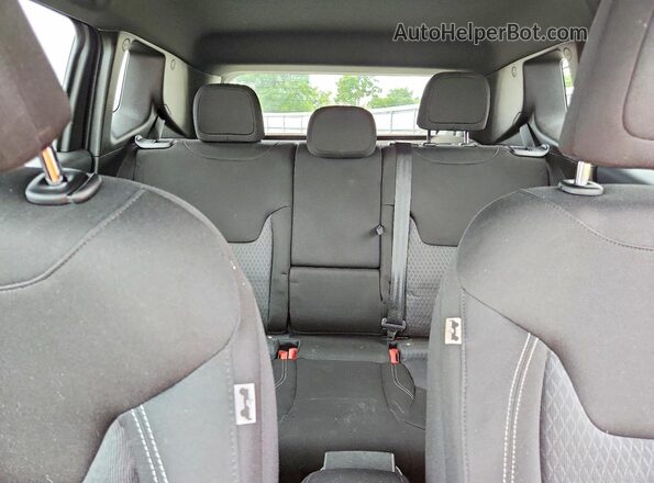 ZACNJCBB7MPN16422 2021 JEEP RENEGADE Black Rear seats view