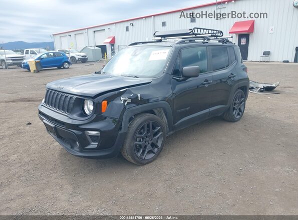ZACNJCBB8MPM52388 2021 JEEP RENEGADE Black Front left