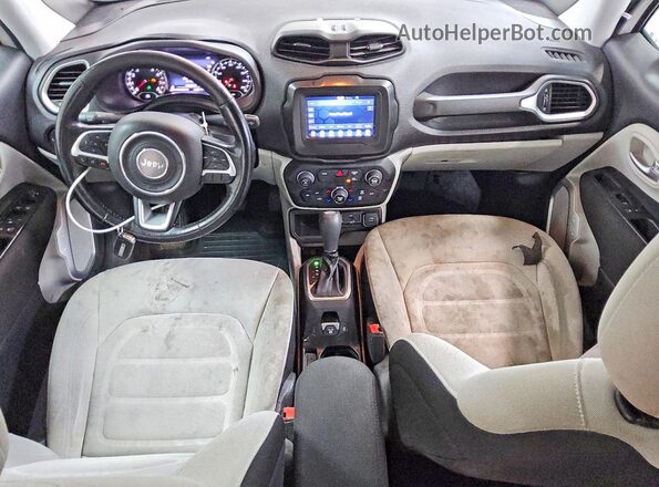 ZACNJCBB9MPN15983 2021 JEEP RENEGADE White Widok deski rozdzielczej