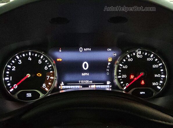 ZACNJCBB9MPN15983 2021 JEEP RENEGADE White Widok zestawu wskaźników