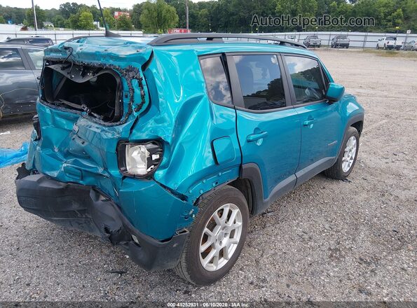 ZACNJCBBXMPN28712 2021 JEEP RENEGADE Teal Задня права чверть