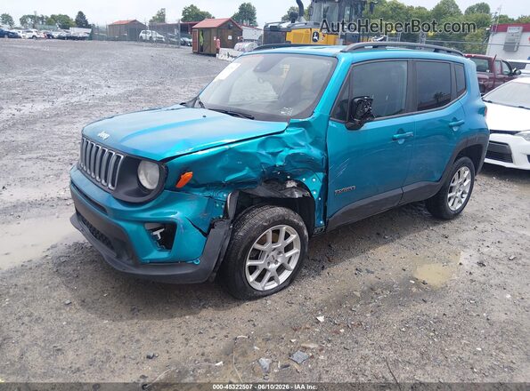 ZACNJDA11NPN81041 2022 JEEP RENEGADE Blue Przód lewy
