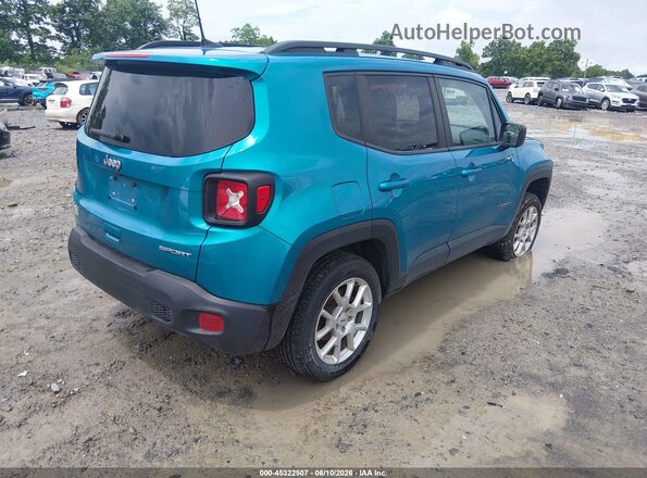 ZACNJDA11NPN81041 2022 JEEP RENEGADE Blue Tył prawy