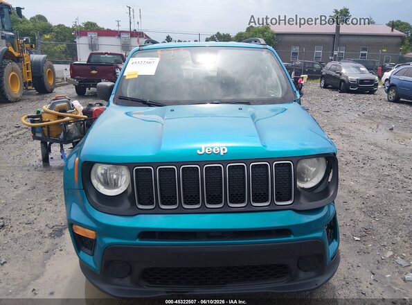 ZACNJDA11NPN81041 2022 JEEP RENEGADE Blue Widok zestawu wskaźników