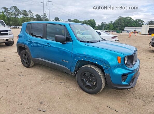 ZACNJDA13NPN63852 2022 JEEP RENEGADE Turquoise 