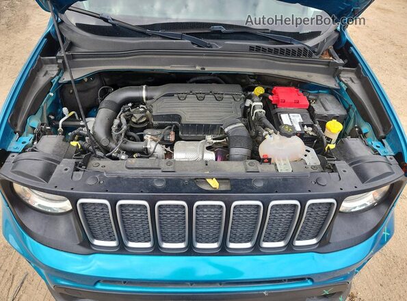 ZACNJDA13NPN63852 2022 JEEP RENEGADE Turquoise 
