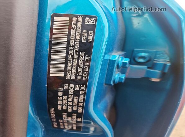 ZACNJDA13NPN63852 2022 JEEP RENEGADE Turquoise 
