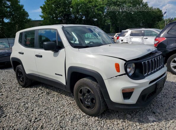 ZACNJDAB0MPM54577 2021 JEEP RENEGADE White Delantero derecho