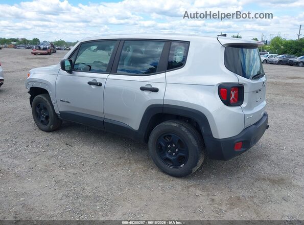 ZACNJDAB0MPN16575 2021 JEEP RENEGADE Silver Rear left
